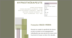 Desktop Screenshot of lyon-hypnotherapeute.com